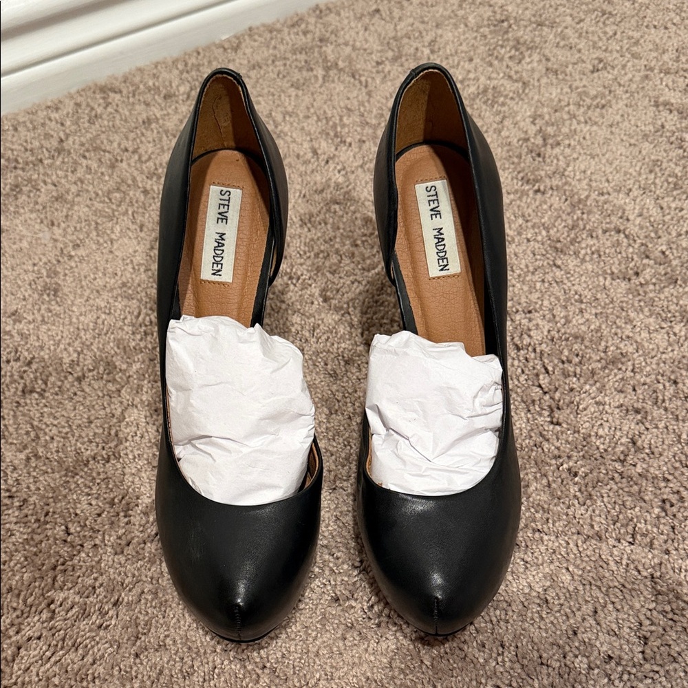 Steve Madden Black Heels